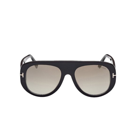 TOM FORD Cecil Sunglasses in Shiny Black & Brown main image 5